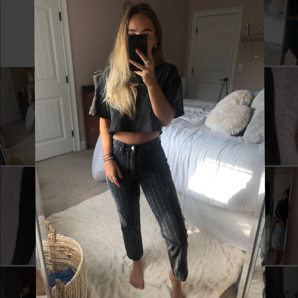 High rise mom jean